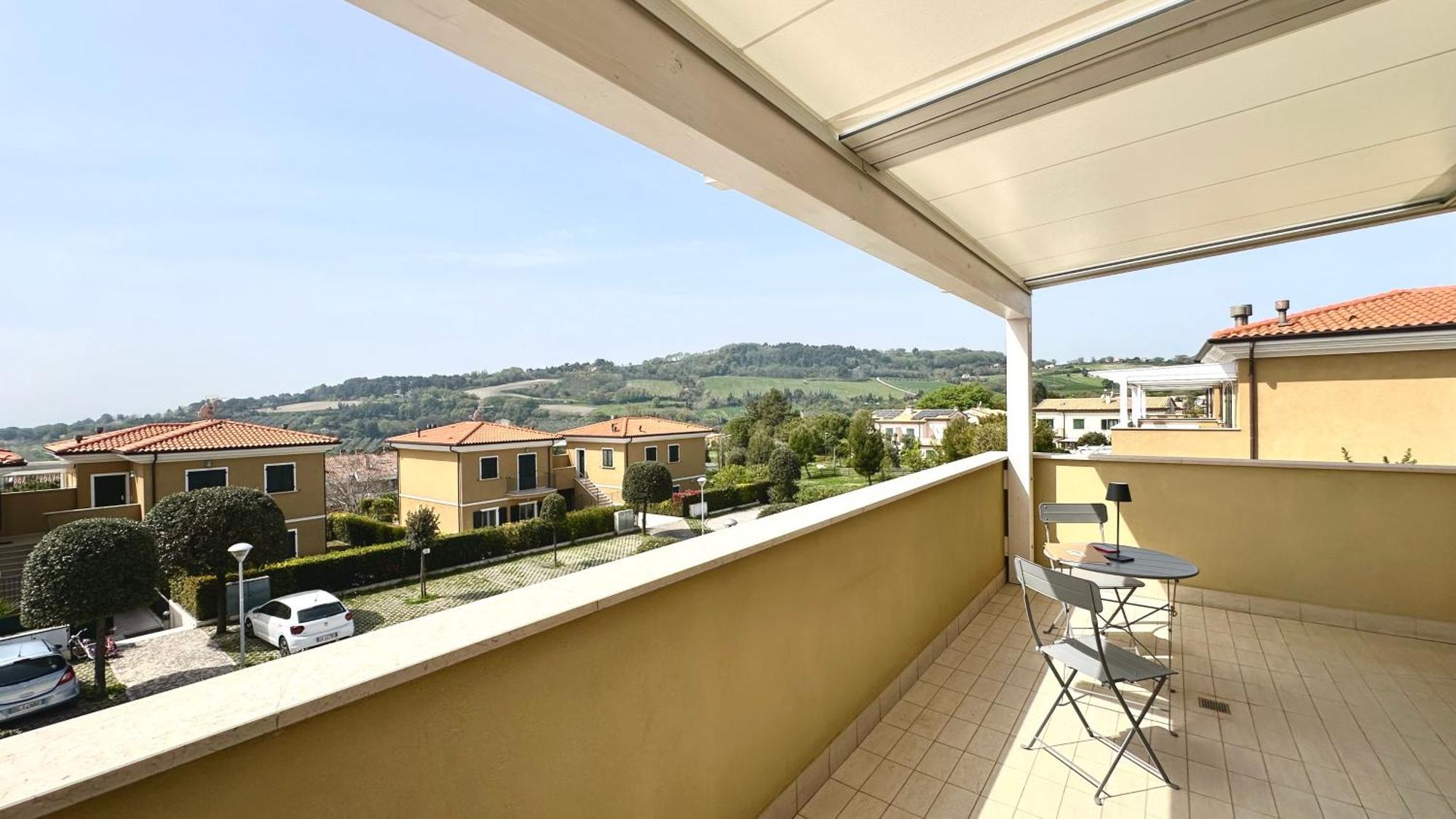 S334 - Sirolo, Meraviglioso Trilocale Panoramico 外观 照片